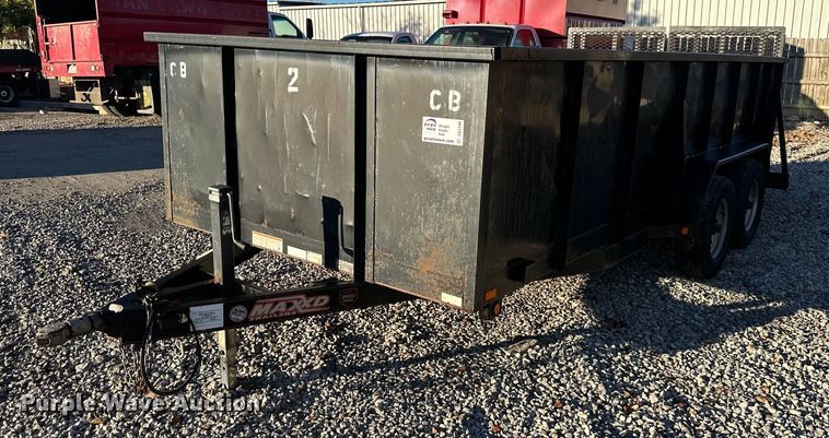 image for item DS3144 2016 Maxey equipment trailer