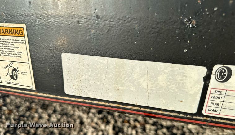 image for item DS3144 2016 Maxey equipment trailer