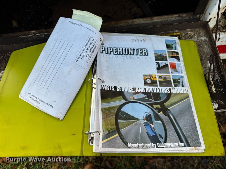 image for item DT2119 2003 Pipehunter 21711 sewer jetter trailer