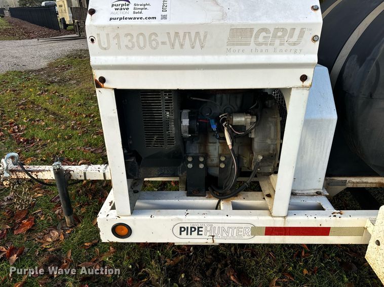 image for item DT2119 2003 Pipehunter 21711 sewer jetter trailer