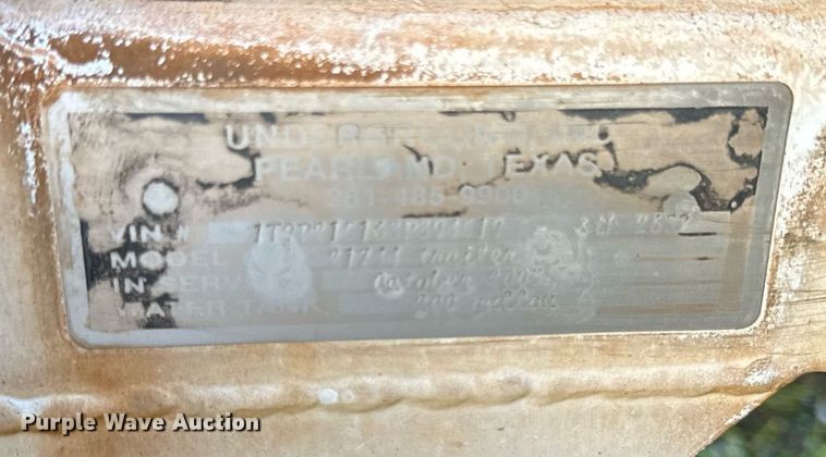 image for item DT2119 2003 Pipehunter 21711 sewer jetter trailer