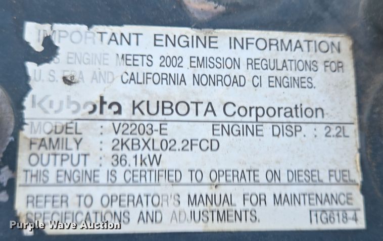 image for item DT5317 2002 Ingersoll Rand DD-28HF double drum vibratory roller
