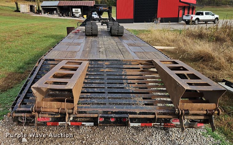image for item DT7539 2012 Big Tex Gooseneck 36T equipment trailer