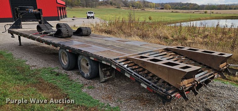 image for item DT7539 2012 Big Tex Gooseneck 36T equipment trailer