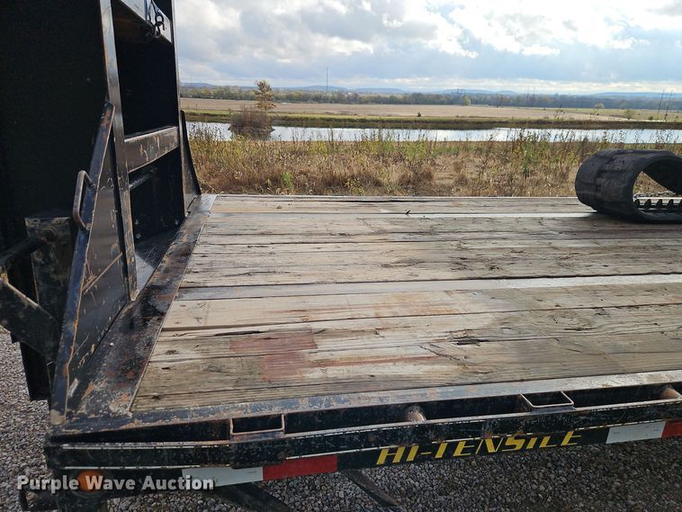 image for item DT7539 2012 Big Tex Gooseneck 36T equipment trailer