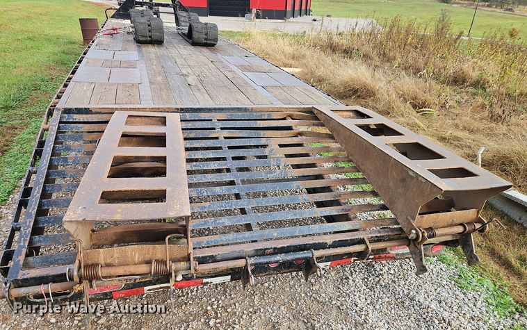 image for item DT7539 2012 Big Tex Gooseneck 36T equipment trailer