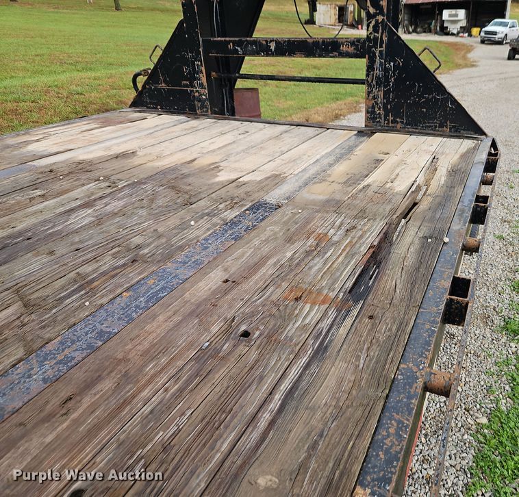 image for item DT7539 2012 Big Tex Gooseneck 36T equipment trailer