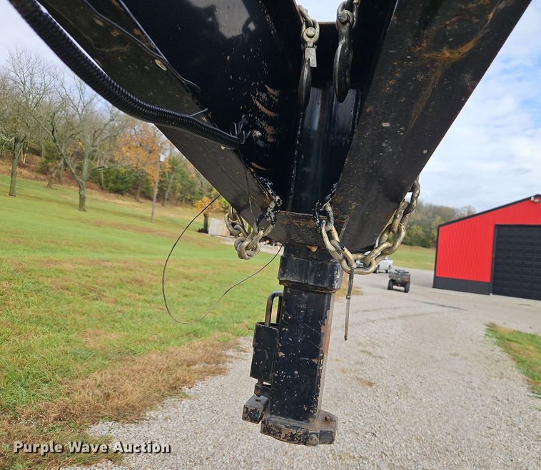image for item DT7539 2012 Big Tex Gooseneck 36T equipment trailer