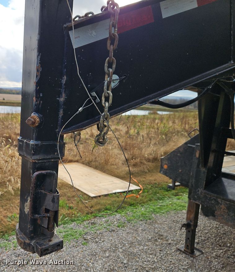 image for item DT7539 2012 Big Tex Gooseneck 36T equipment trailer