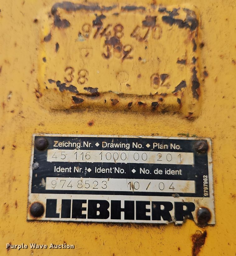 image for item DT7551 Liebherr LR 634 track loader