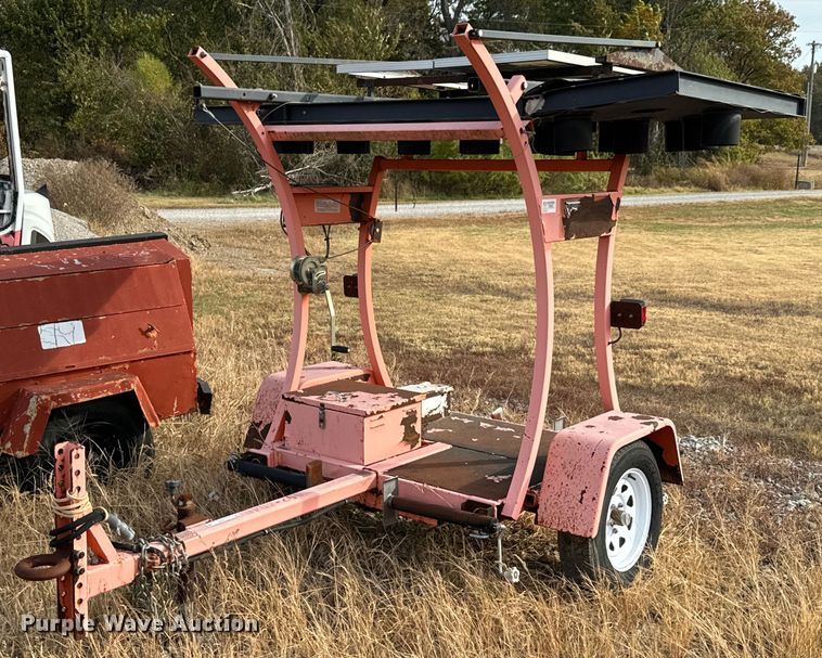 image for item DU9498 2010 National Signal, Inc. Aero-Lite  arrow board trailer