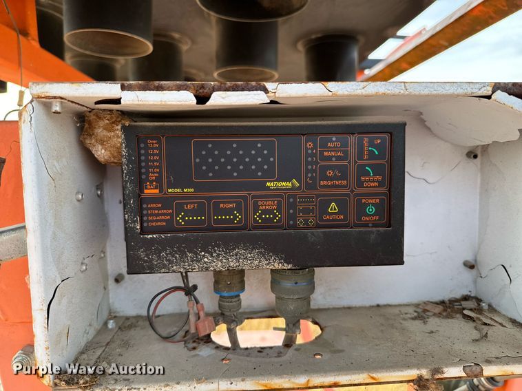 image for item DU9498 2010 National Signal, Inc. Aero-Lite  arrow board trailer