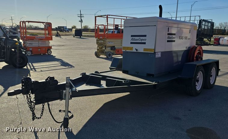 image for item DV0008 2011 Atlas Copco XAS 185 JDU7 air compressor