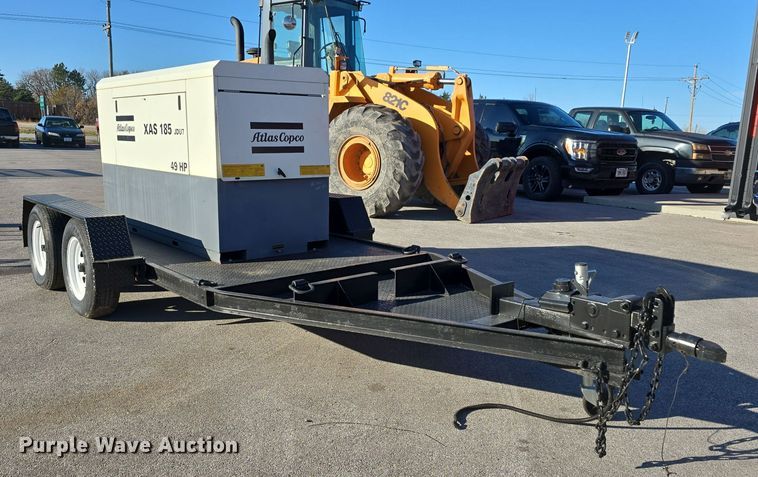 image for item DV0008 2011 Atlas Copco XAS 185 JDU7 air compressor