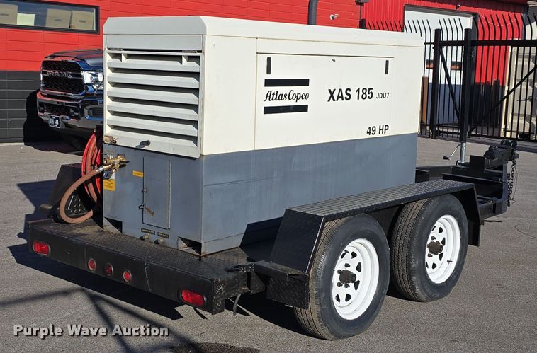 image for item DV0008 2011 Atlas Copco XAS 185 JDU7 air compressor