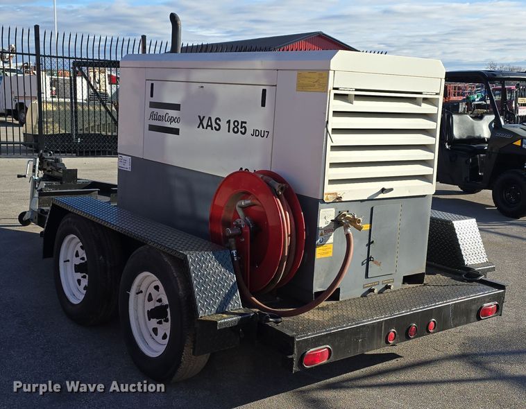 image for item DV0008 2011 Atlas Copco XAS 185 JDU7 air compressor