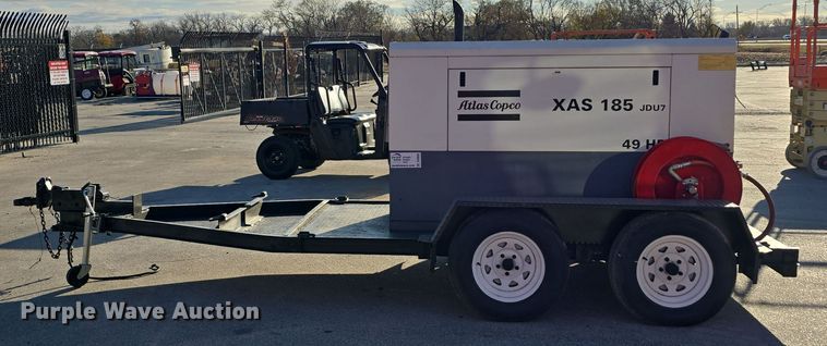 image for item DV0008 2011 Atlas Copco XAS 185 JDU7 air compressor