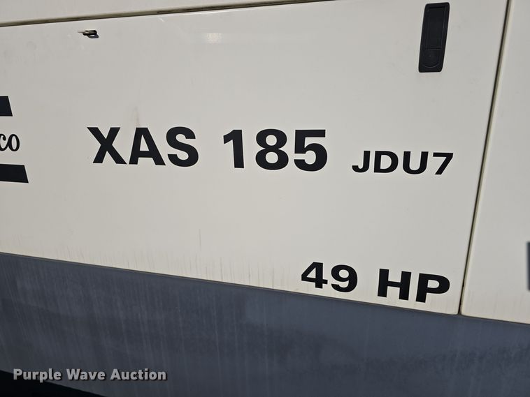 image for item DV0008 2011 Atlas Copco XAS 185 JDU7 air compressor