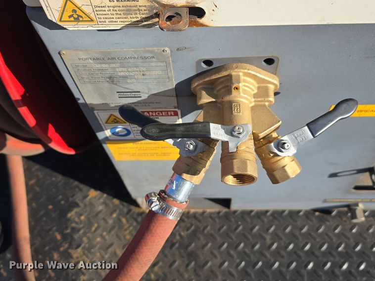 image for item DV0008 2011 Atlas Copco XAS 185 JDU7 air compressor