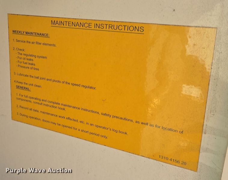 image for item DV0008 2011 Atlas Copco XAS 185 JDU7 air compressor