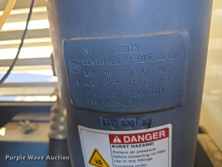 image for item DV0008 2011 Atlas Copco XAS 185 JDU7 air compressor