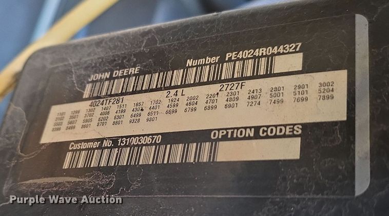 image for item DV0008 2011 Atlas Copco XAS 185 JDU7 air compressor