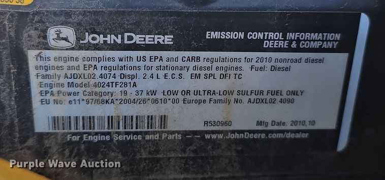 image for item DV0008 2011 Atlas Copco XAS 185 JDU7 air compressor