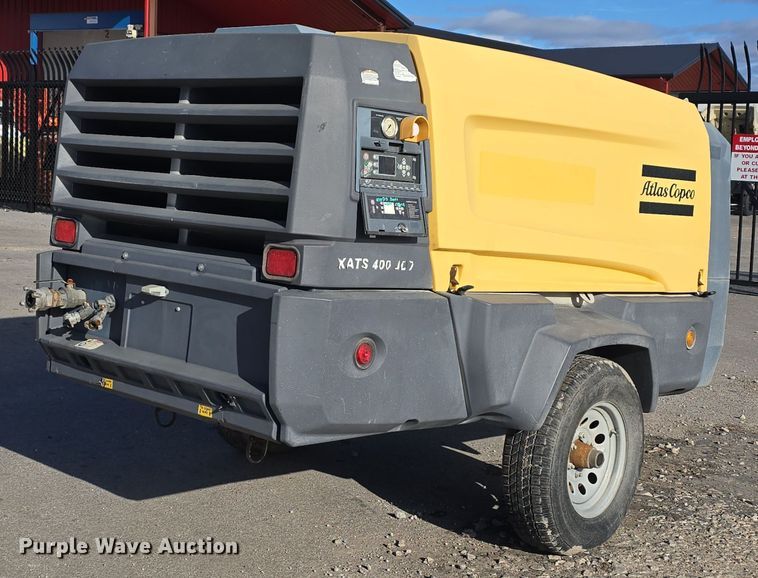 image for item DV0010 2017 Atlas Copco XATS 400 PE JD7 IT4 EB air compressor