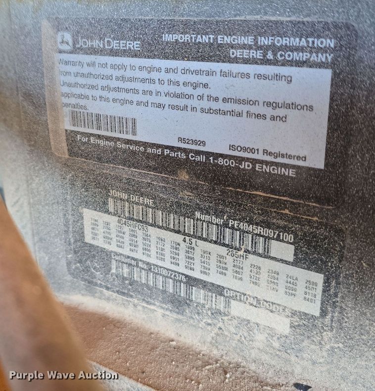 image for item DV0010 2017 Atlas Copco XATS 400 PE JD7 IT4 EB air compressor