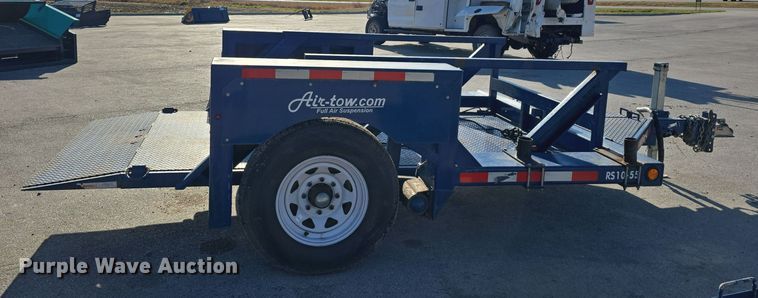 image for item DV0011 2016 Rock Line Products Air-Tow RS10-55 equipment trailer