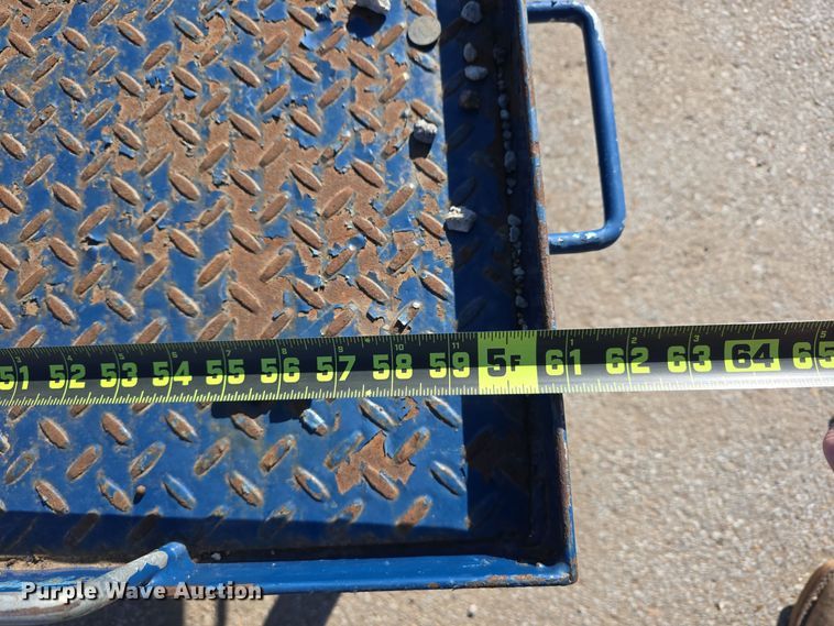 image for item DV0011 2016 Rock Line Products Air-Tow RS10-55 equipment trailer