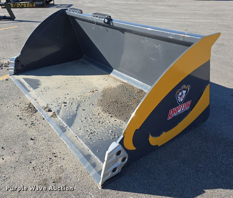 image for item DV0015 2023 Raptor Attachments SS-MPB-72-SM skid steer bucket
