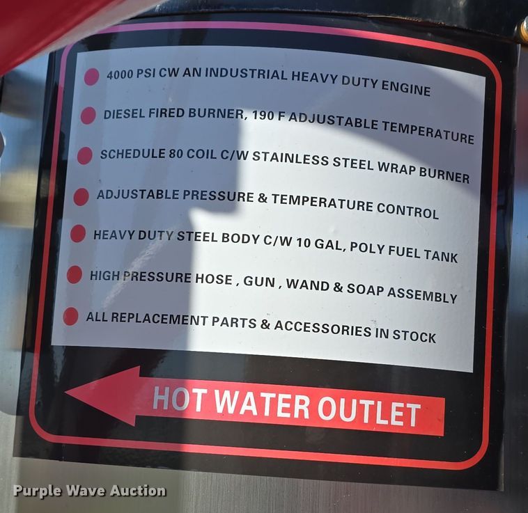 image for item DV0021 Suihe YS 4000 pressure washer