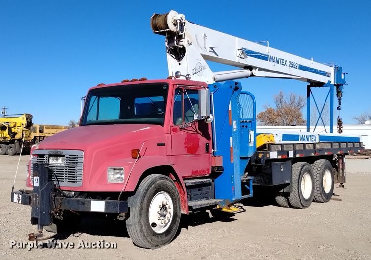 image for item DV6558 1995 Freightliner FL80 crane truck