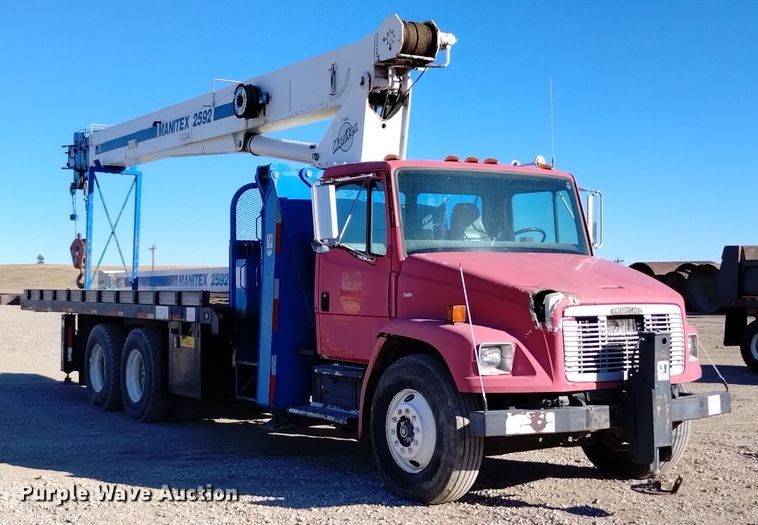 image for item DV6558 1995 Freightliner FL80 crane truck