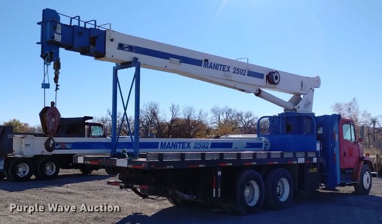 image for item DV6558 1995 Freightliner FL80 crane truck