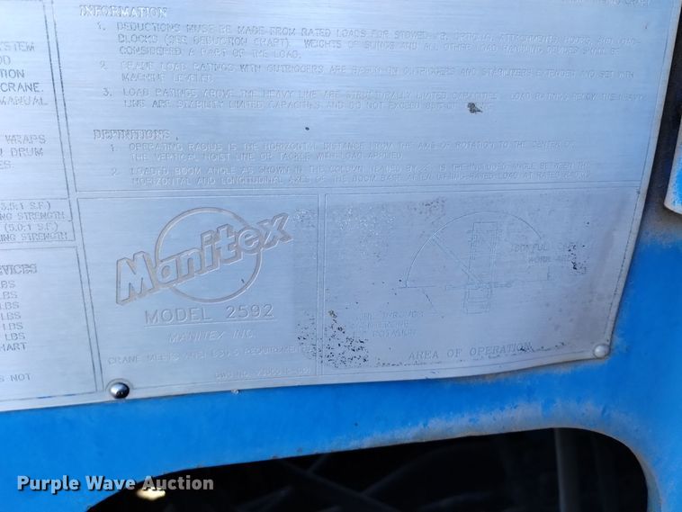 image for item DV6558 1995 Freightliner FL80 crane truck