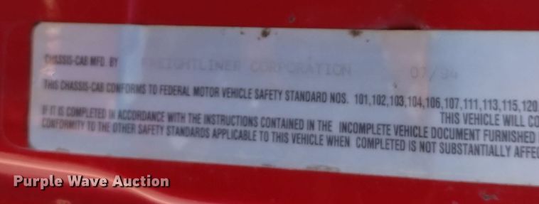 image for item DV6558 1995 Freightliner FL80 crane truck