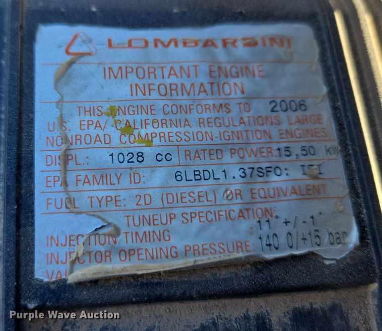 image for item DV6562 2007 Wacker RT trench compactor