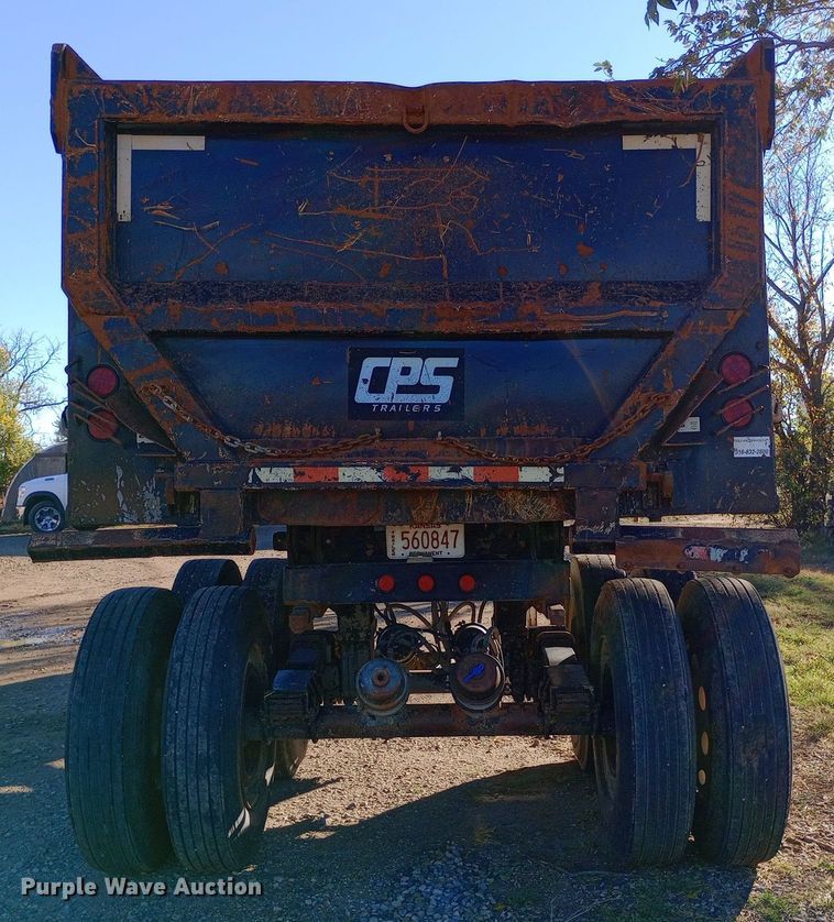 image for item DW0838 2007 CPS end dump trailer