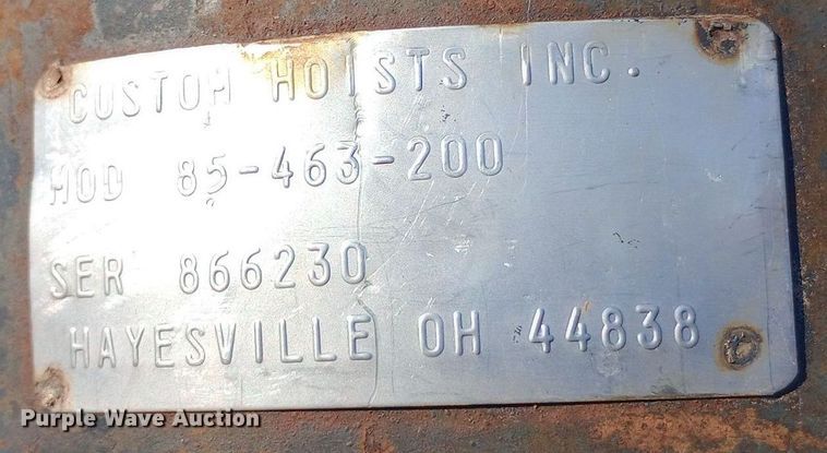 image for item DW0838 2007 CPS end dump trailer