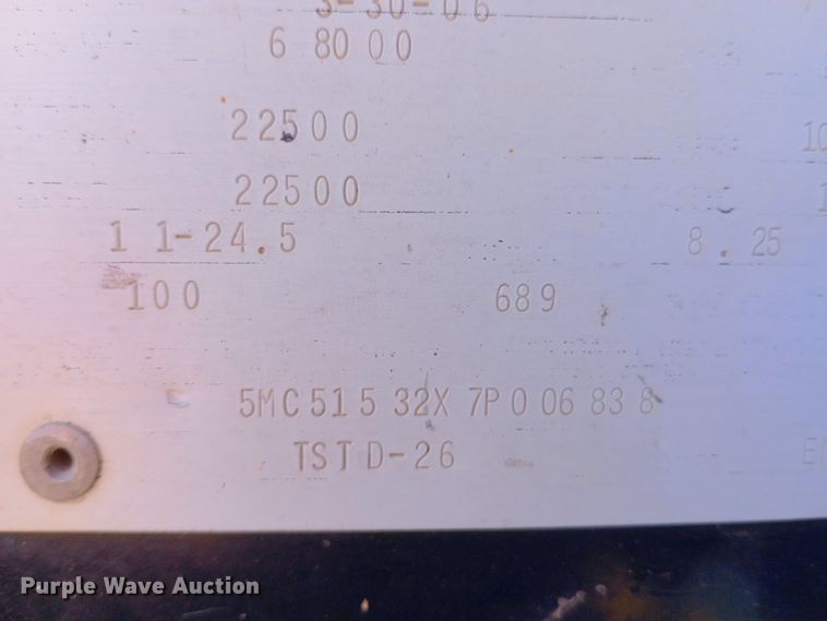 image for item DW0838 2007 CPS end dump trailer