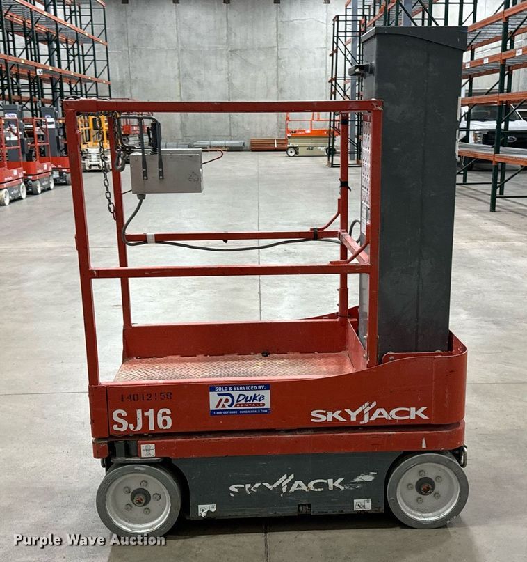 image for item DW2377 2017 Skyjack SJ16 vertical lift