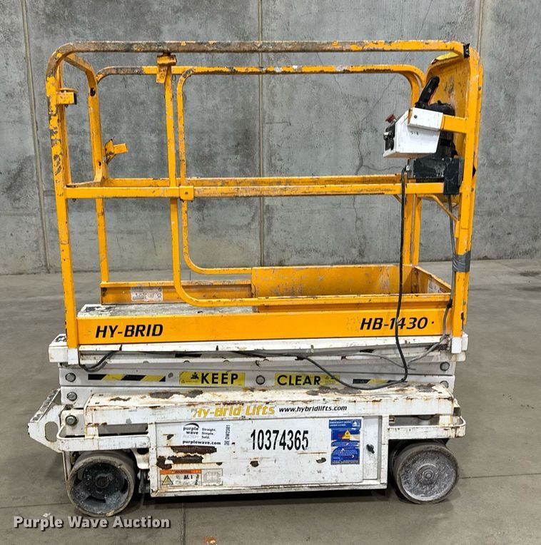 image for item DW2381 2015 HY-BRID HB-1430 scissor lift