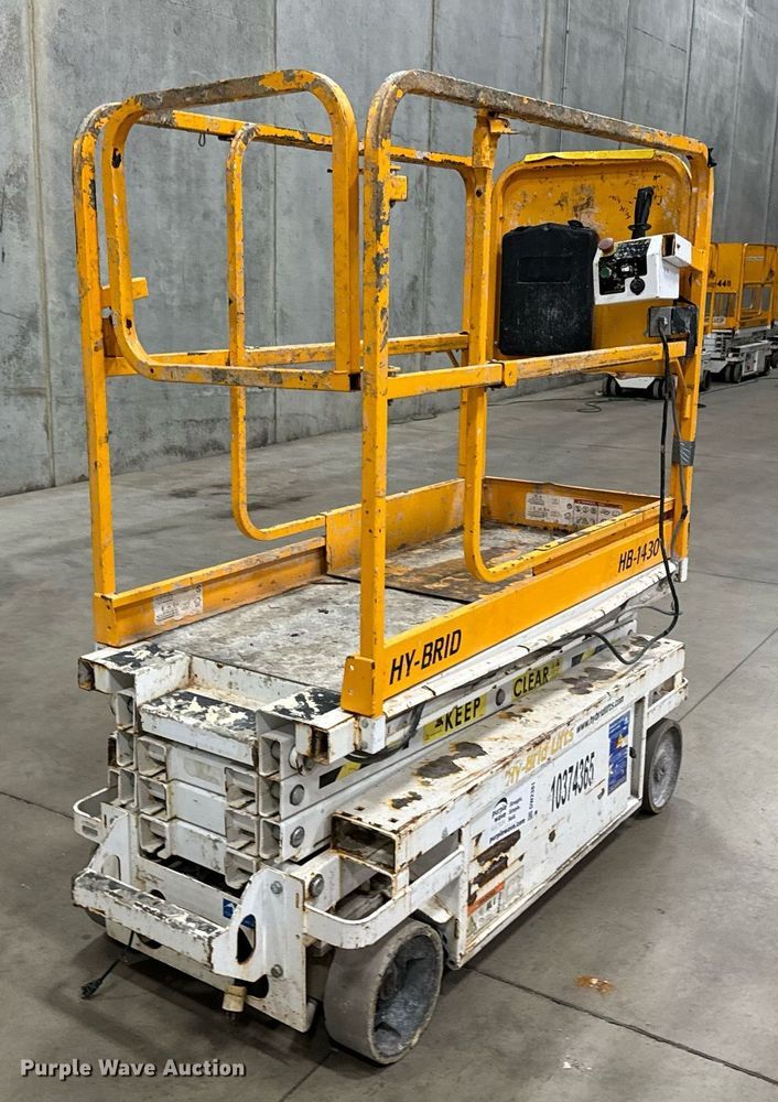 image for item DW2381 2015 HY-BRID HB-1430 scissor lift