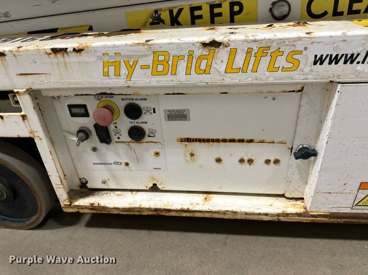 image for item DW2382 2015 HY-BRID HB-1430 scissor lift