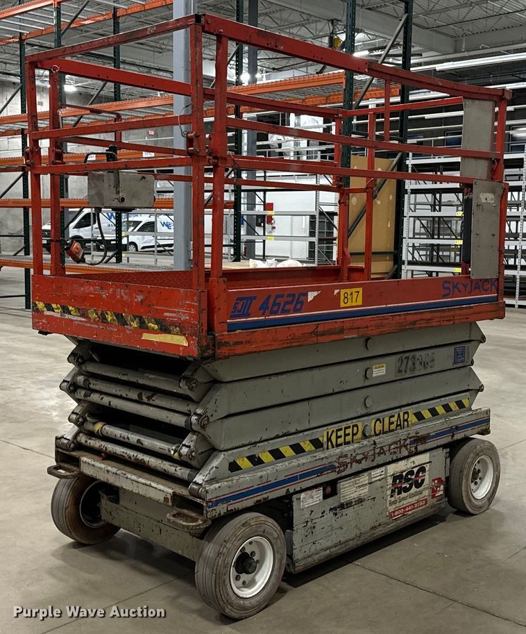 image for item DW2383 1999 Skyjack SJII- 4626 scissor lift