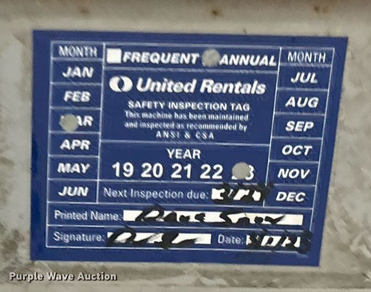 image for item DW2383 1999 Skyjack SJII- 4626 scissor lift