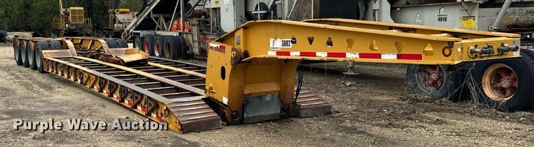 image for item DW2385 2011 Trail king TK110HDG-57 lowboy equipment trailer