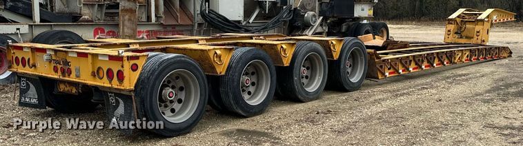 image for item DW2385 2011 Trail king TK110HDG-57 lowboy equipment trailer